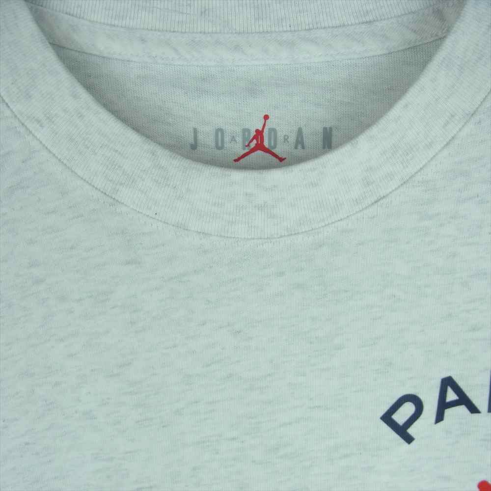 NIKE ナイキ AIR JORDAN PARIS SAINT-GERMAIN L/S TEE エアジョーダン パリ サン-ジェルマン 長袖 Tシャツ ライトグレー系 S【新古品】【未使用】【中古】