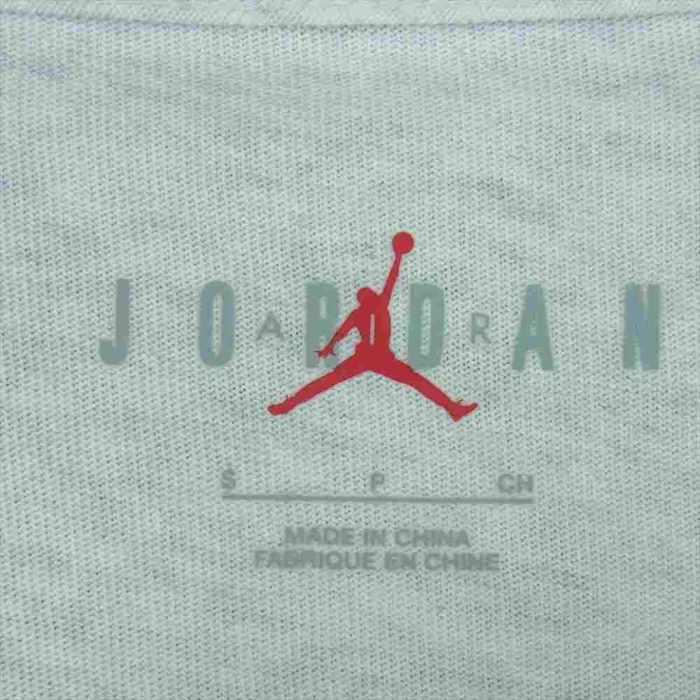 NIKE ナイキ AIR JORDAN × PARIS SAINT-GERMAIN L/S TEE エアジョーダン × パリ サン-ジェルマン 長袖 Tシャツ ライトグレー系 S【新古品】【未使用】【中古】