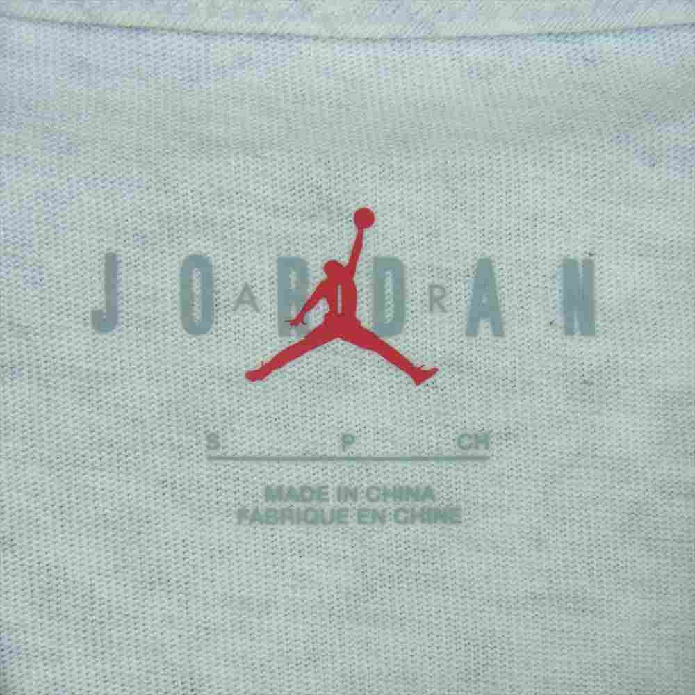 NIKE ナイキ AIR JORDAN × PARIS SAINT-GERMAIN L/S TEE エアジョーダン × パリ サン-ジェルマン 長袖 Tシャツ ライトグレー系 S【新古品】【未使用】【中古】
