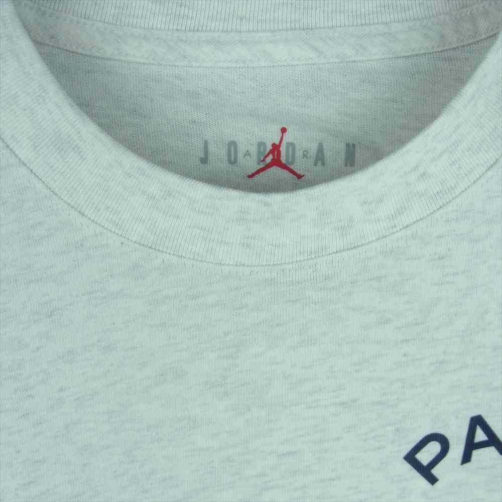 NIKE ナイキ AIR JORDAN PARIS SAINT-GERMAIN L/S TEE エアジョーダン パリ サン-ジェルマン 長袖 Tシャツ ライトグレー系 S【新古品】【未使用】【中古】