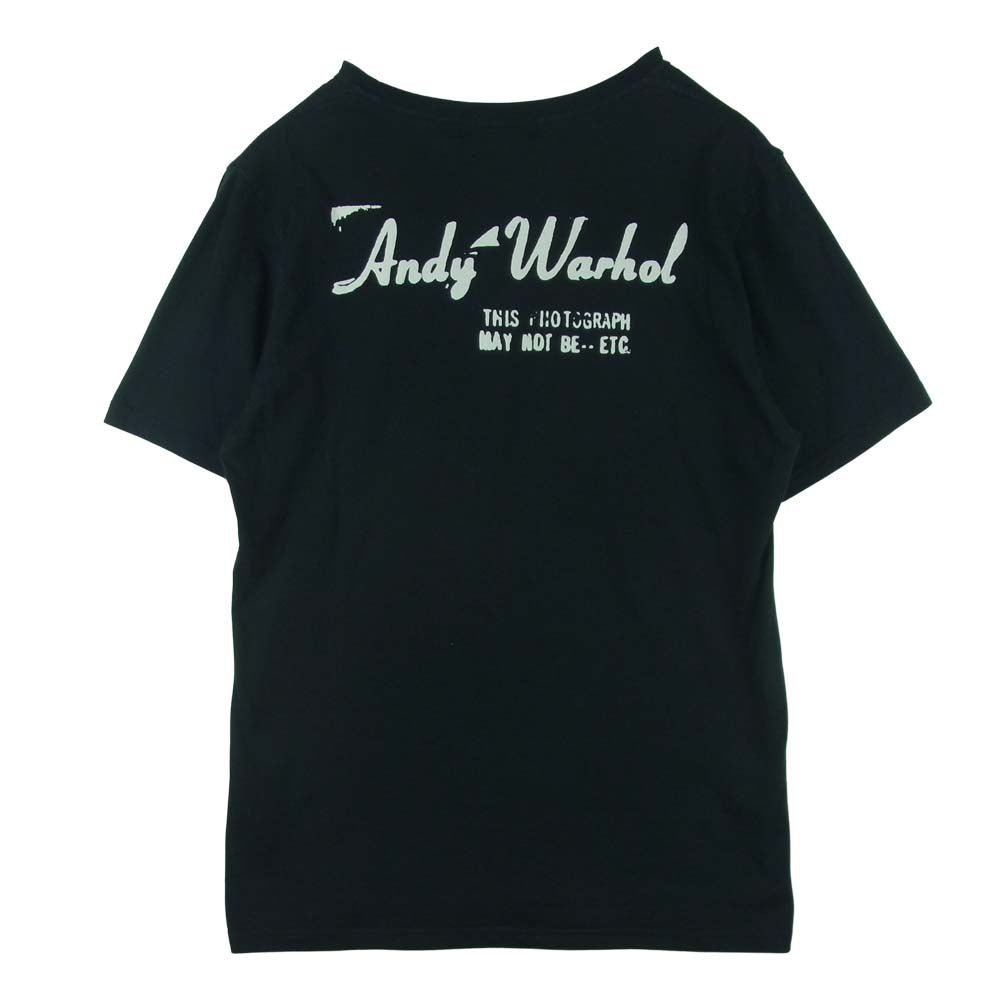 HYSTERIC GLAMOUR ヒステリックグラマー 0451CT08 ANDY WARHOL アンディウォーホル プリント 半袖 Tシャツ ブラック系 M【中古】