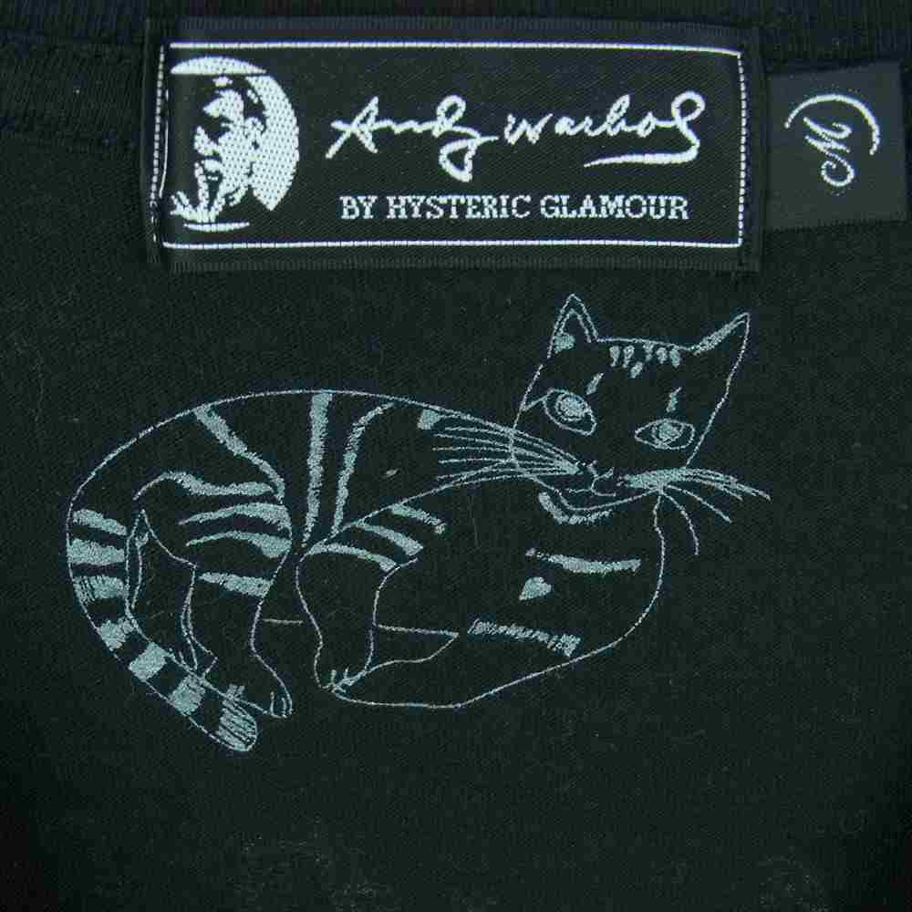 HYSTERIC GLAMOUR ヒステリックグラマー 0451CT08 ANDY WARHOL アンディウォーホル プリント 半袖 Tシャツ ブラック系 M【中古】