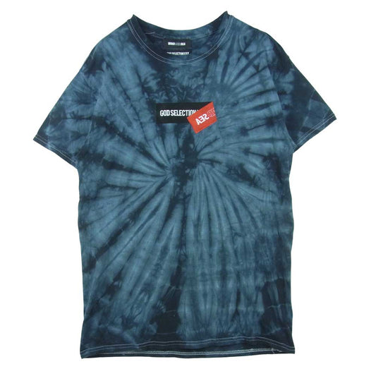 WIND AND SEA ウィンダンシー WDS-XXX-SP-06 GOD SELECTION XXX ゴッドセレクション タイダイ 半袖 Tシャツ グレイッシュブルー系 M【中古】