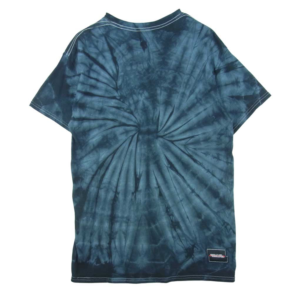 WIND AND SEA ウィンダンシー WDS-XXX-SP-06 GOD SELECTION XXX ゴッドセレクション タイダイ 半袖 Tシャツ グレイッシュブルー系 M【中古】