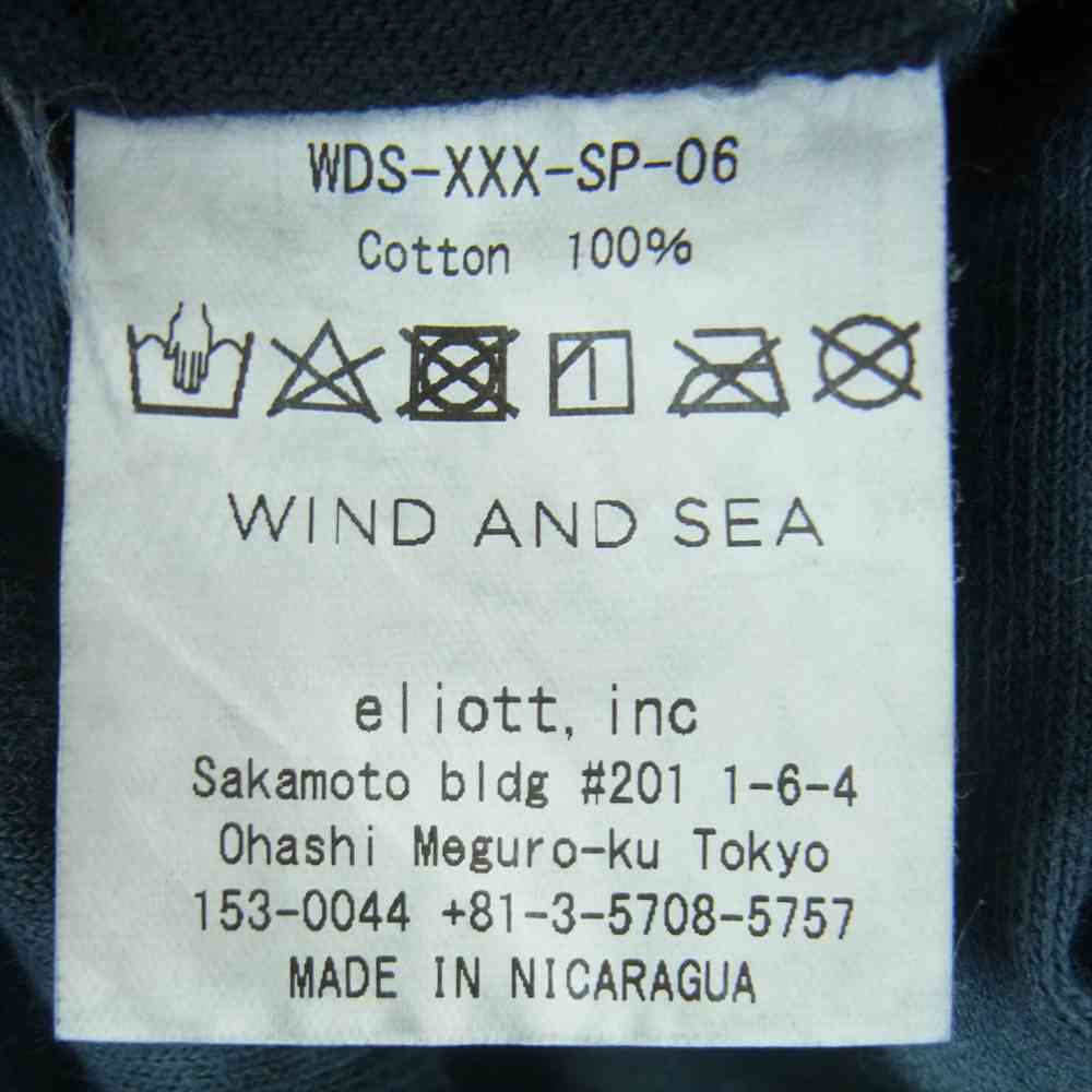 WIND AND SEA ウィンダンシー WDS-XXX-SP-06 GOD SELECTION XXX ゴッドセレクション タイダイ 半袖 Tシャツ グレイッシュブルー系 M【中古】