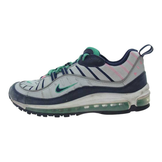 NIKE ナイキ 640744-005 AIR MAX 98 pure platinum obsidian エアマックス ピュアプラチナム オブシディアン スニーカー マルチカラー系 27.5cm【中古】