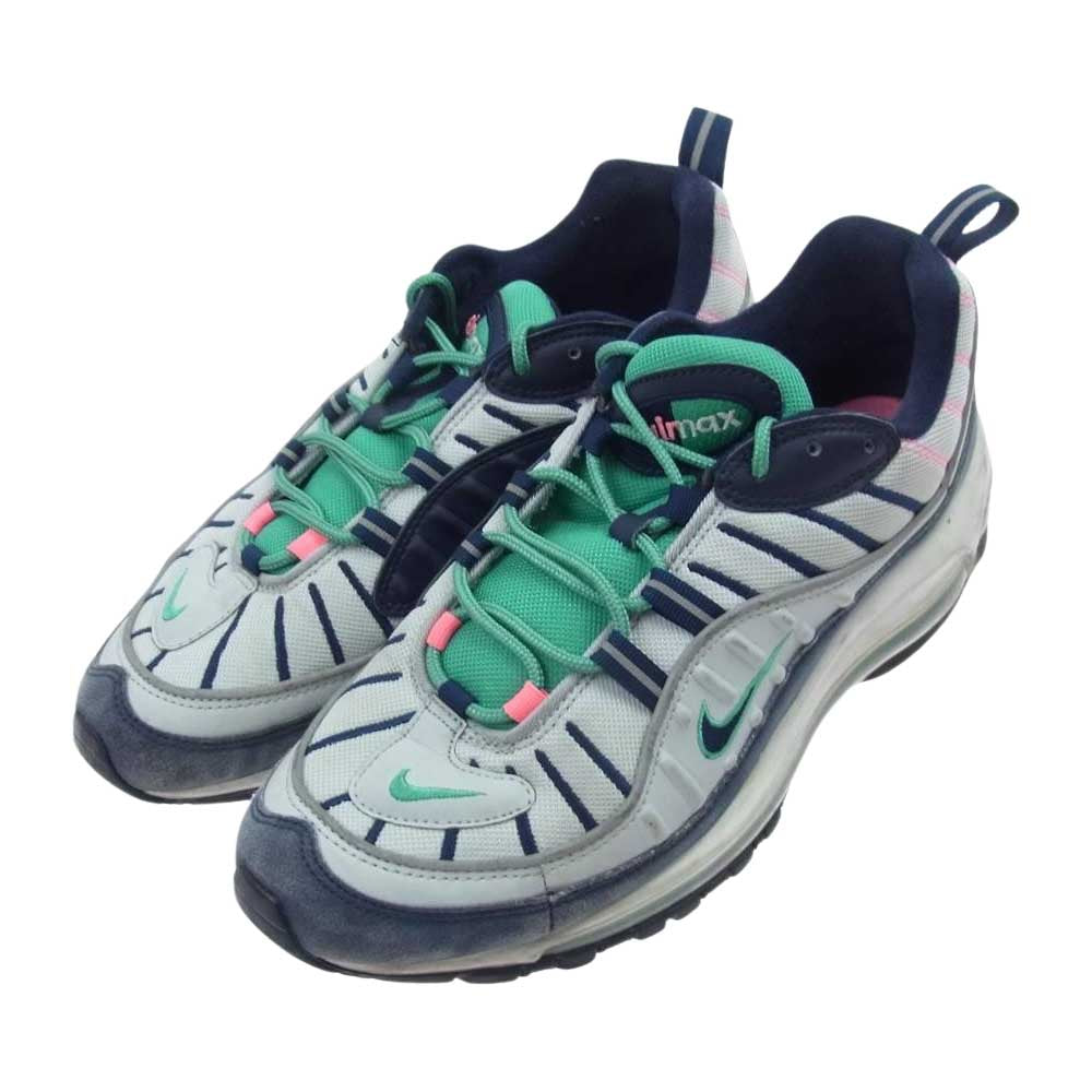 NIKE ナイキ 640744-005 AIR MAX 98 pure platinum obsidian エアマックス ピュアプラチナム オブシディアン スニーカー マルチカラー系 27.5cm【中古】