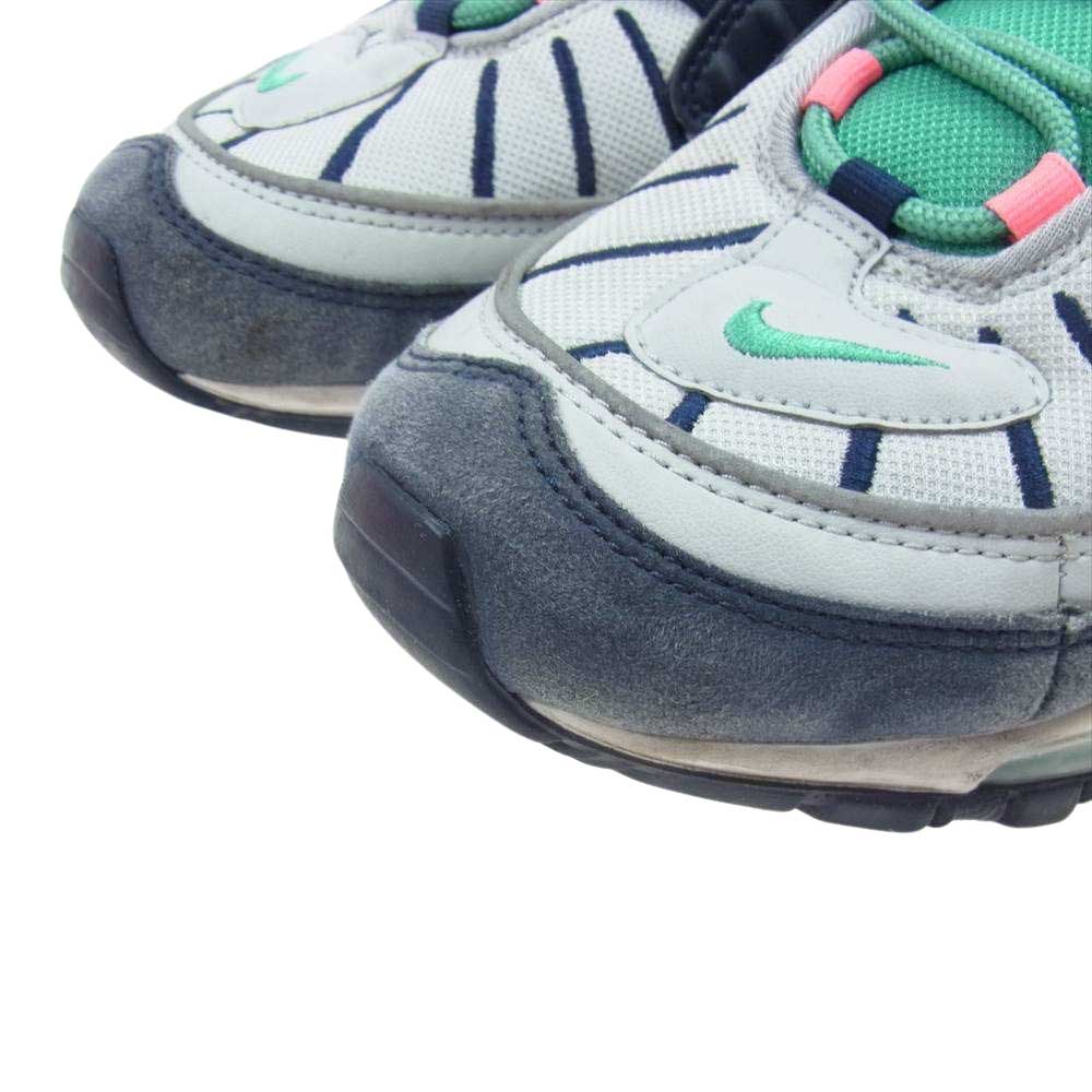 NIKE ナイキ 640744-005 AIR MAX 98 pure platinum obsidian エアマックス ピュアプラチナム オブシディアン スニーカー マルチカラー系 27.5cm【中古】