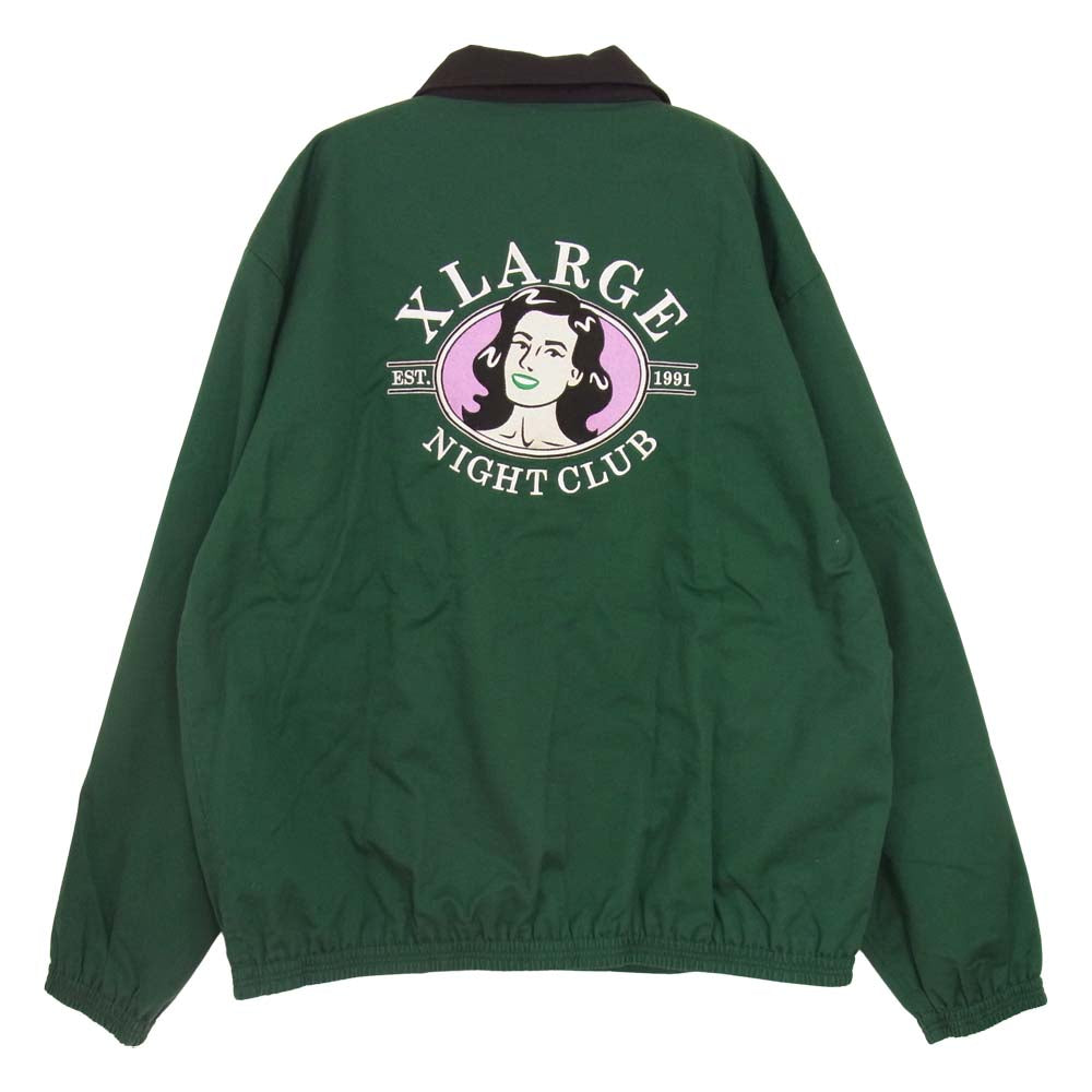 エクストラ ラージ 20AW 101203021004 SWINGTOP JACKET NIGHT CLUB ナイト クラブ ワーク ジャケット グリーン系 XL【美品】【中古】