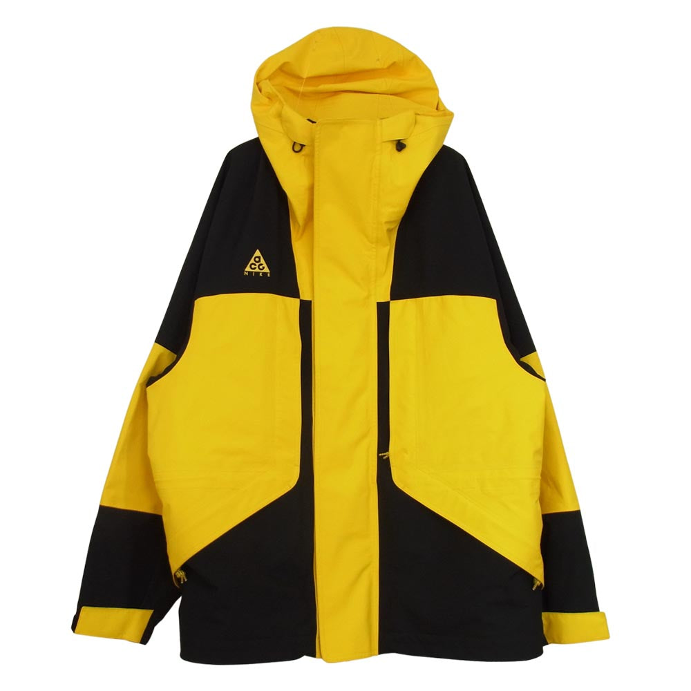 NIKE ナイキ BQ7195-728 × ACG GORE-TEX JACKET ゴアテックス マウンテン パーカー ジャケット イエロー イエロー系 XL【美品】【中古】