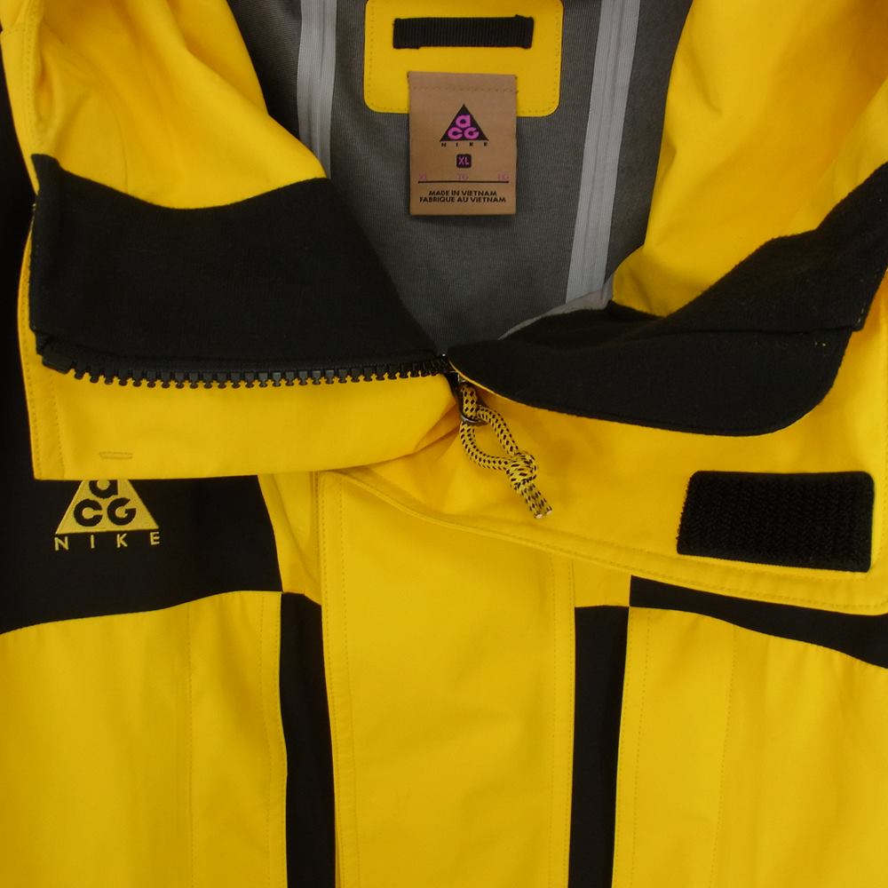 NIKE ナイキ BQ7195-728 × ACG GORE-TEX JACKET ゴアテックス マウンテン パーカー ジャケット イエロー イエロー系 XL【美品】【中古】