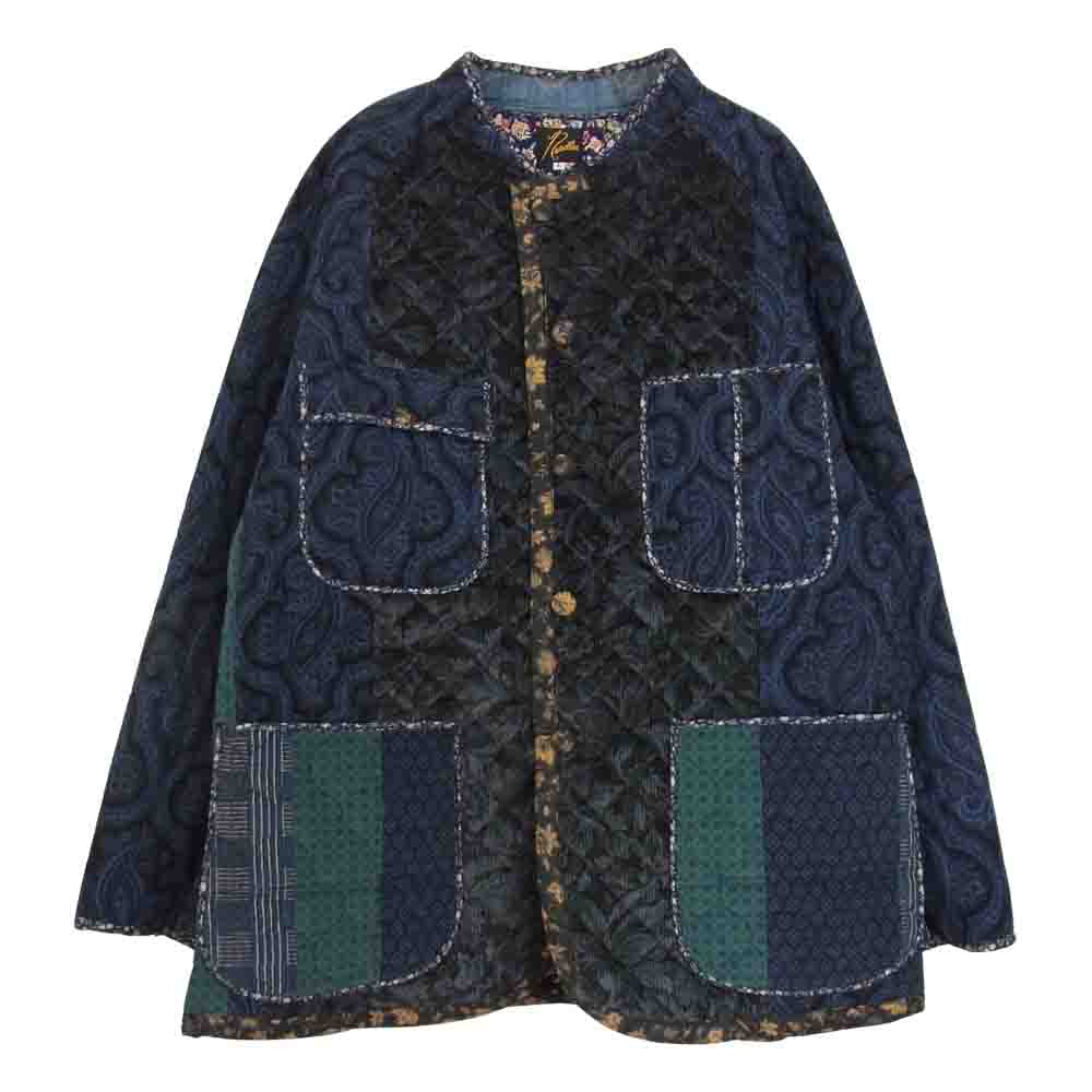 Needles ニードルス 20AW HM138 CHORE COAT - SWITCHED QUILT チョア コート スイッチ キルト ネイビー系 L【美品】【中古】