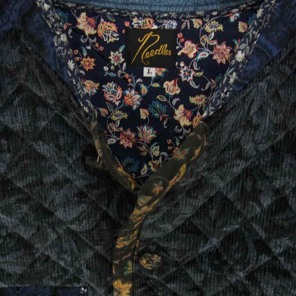 Needles ニードルス 20AW HM138 CHORE COAT - SWITCHED QUILT チョア コート スイッチ キルト ネイビー系 L【美品】【中古】