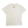 OFF-WHITE オフホワイト 20SS OMAA038S20185003 イーストランド 国内正規品 AIRPORT TAPE S/S SLIM TEE エアポート テープ 半袖 Tシャツ ホワイト系 XXS【中古】