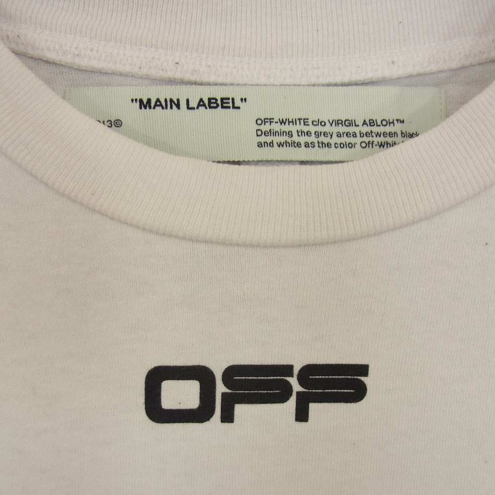OFF-WHITE オフホワイト 20SS OMAA038S20185003 イーストランド 国内正規品 AIRPORT TAPE S/S SLIM TEE エアポート テープ 半袖 Tシャツ ホワイト系 XXS【中古】