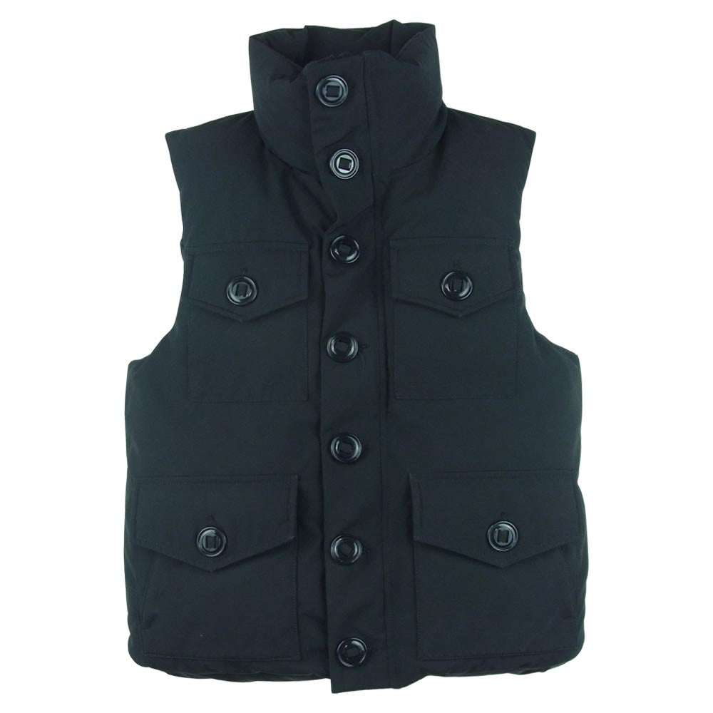 CANADA GOOSE カナダグース 3434JM R 国内正規品 グリフィンタグ MONTREAL VEST モントリオール ダウン ベスト ジャケット ブラック系 XS【中古】