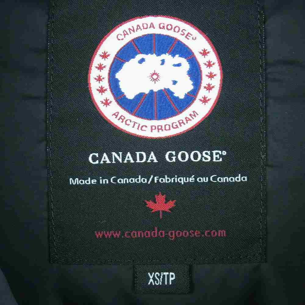 CANADA GOOSE カナダグース 3434JM R 国内正規品 グリフィンタグ MONTREAL VEST モントリオール ダウン ベスト ジャケット ブラック系 XS【中古】