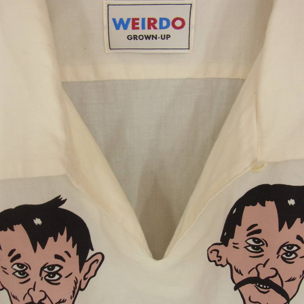 WEIRDO ウィアード 18SS WRD-18-SS-17 PULL OVER SHIRT 4EYEDOO プル オーバー 長袖 シャツ ベージュ系 L【中古】