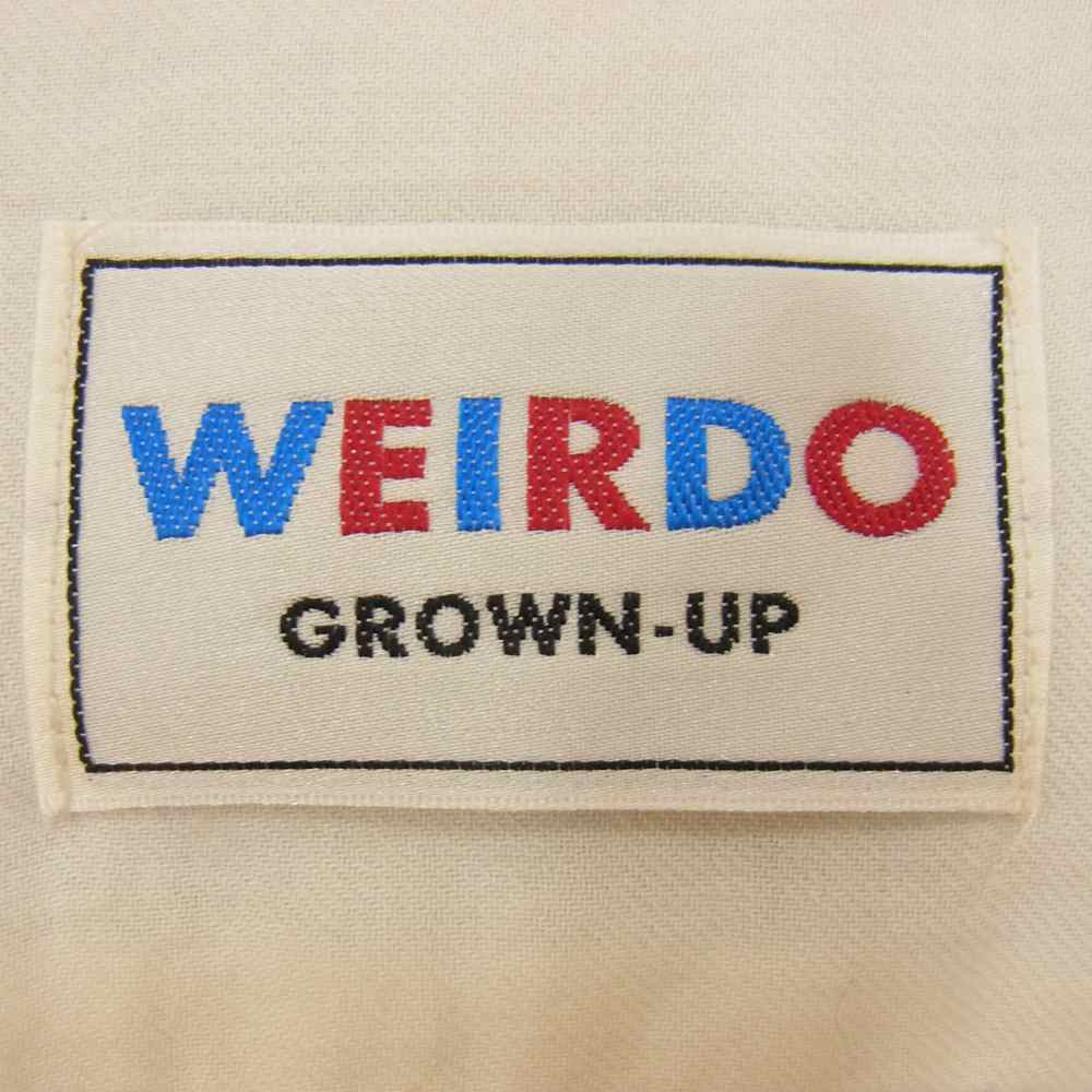 WEIRDO ウィアード 18SS WRD-18-SS-17 PULL OVER SHIRT 4EYEDOO プル オーバー 長袖 シャツ ベージュ系 L【中古】