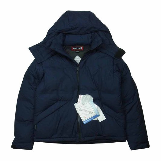 VAINL ARCHIVE ヴァイナルアーカイブ MAEMOT マーモット 20AW TOMQJL34VA PUFF HOOD DOWN JACKET 着脱可能フード付き パフ フーディ ダウン ジャケット ダークネイビー系 M【新古品】【未使用】【中古】