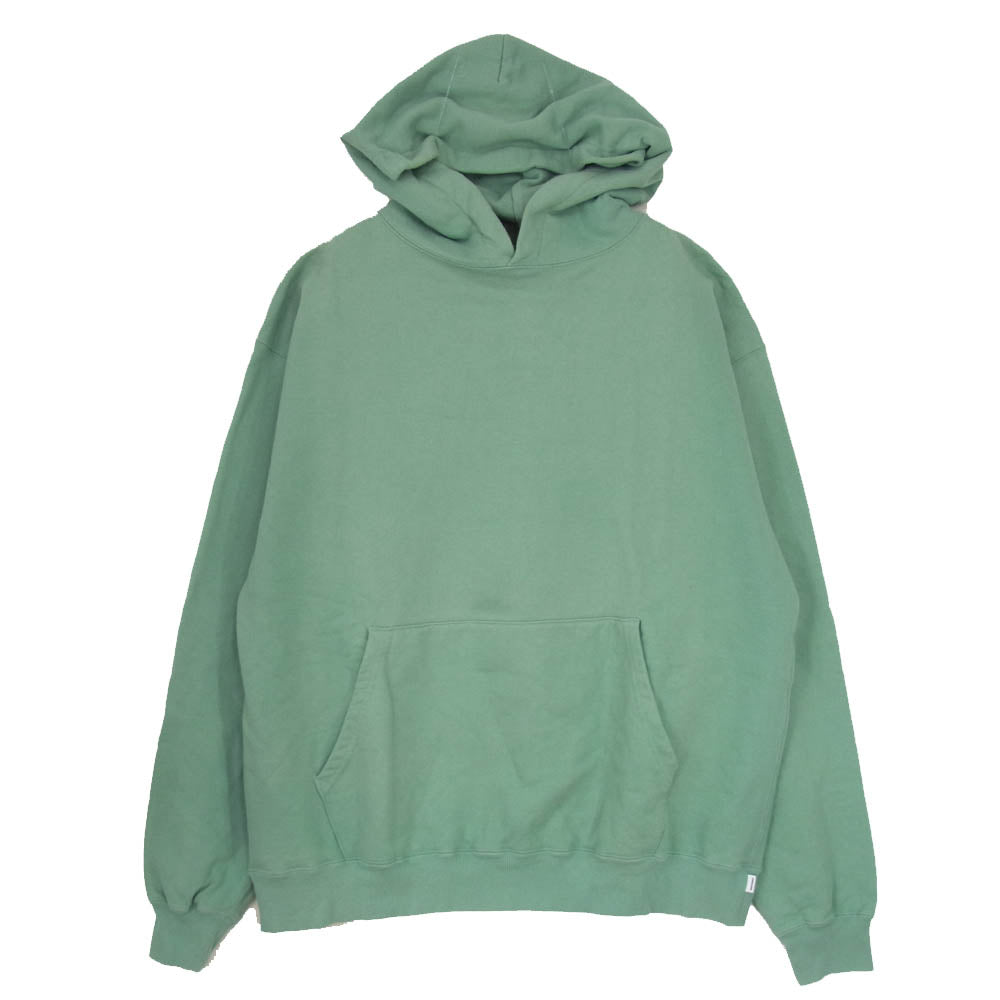 カップアンドコーン Forward Weave Hoodie スウェット パーカー  ライトグリーン系 1【中古】