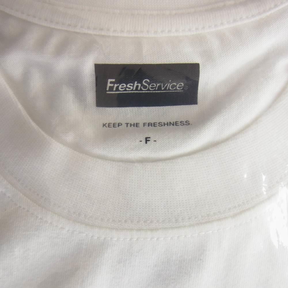 フレッシュサービス FSW-22-TE_100 2-PACK OVERSIZED TEE 2パック オーバー サイズ Tシャツ ホワイト系 F【新古品】【未使用】【中古】