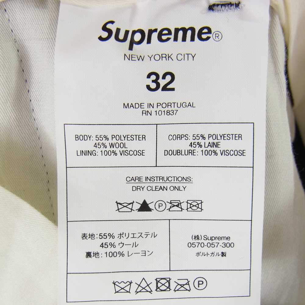 Supreme シュプリーム 20SS Pleated Trousers トラウザー スラックス パンツ ブラック系 32【中古】