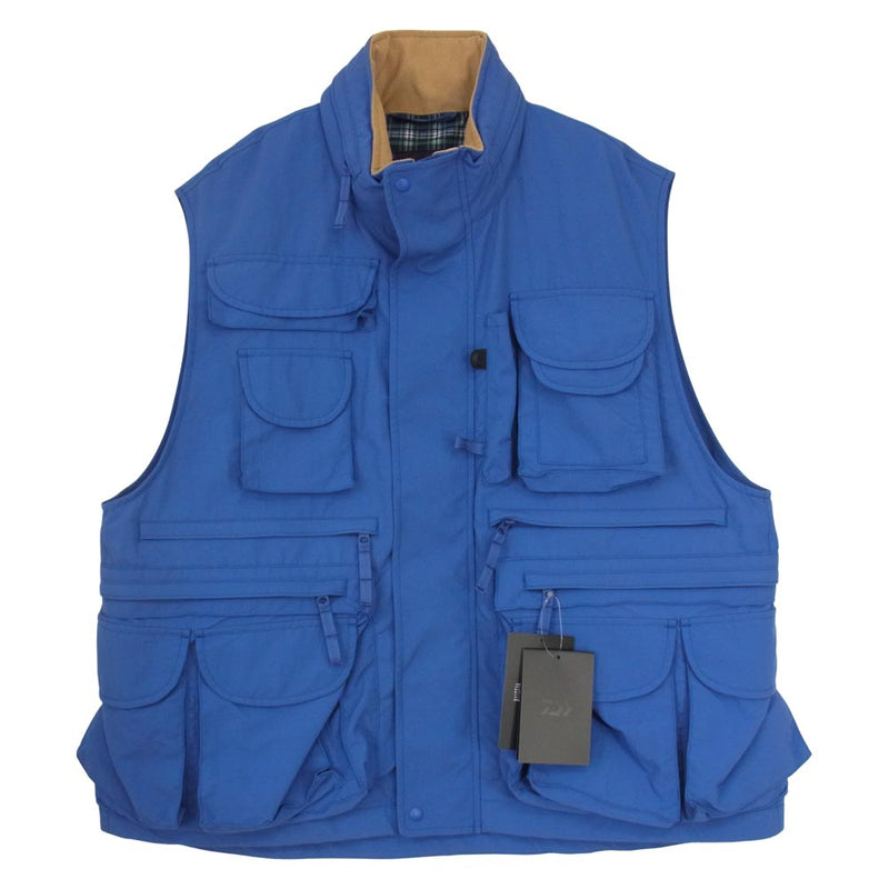 ダイワピア39 BJ-50022 Tech Parfect Fishing Vest テック フィッシング ベスト ロイヤルブルー ブルー系 M【美品】【中古】