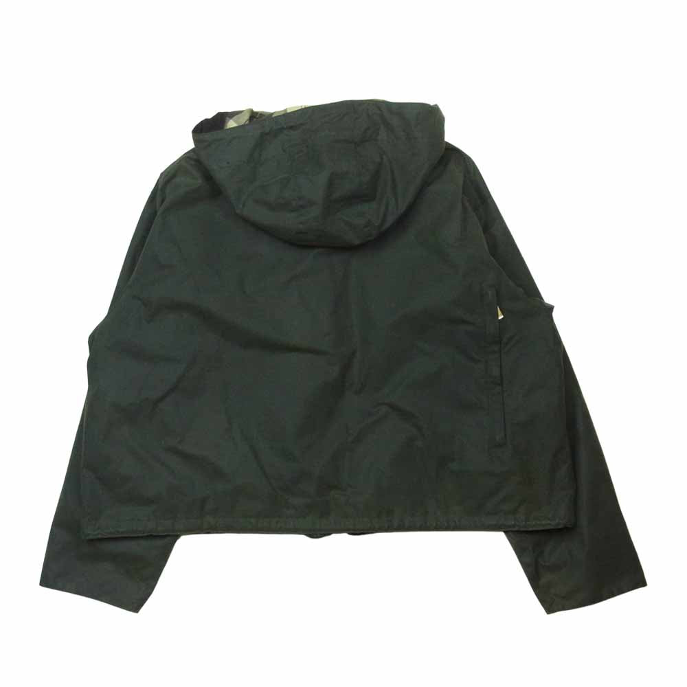 Barbour バブアー 1902277 KAPTAIN SUNSHINE Field Short Hoody Jacket キャプテン サンシャイン フィールド ショート フーディー ジャケット ダークグリーン系 38【中古】