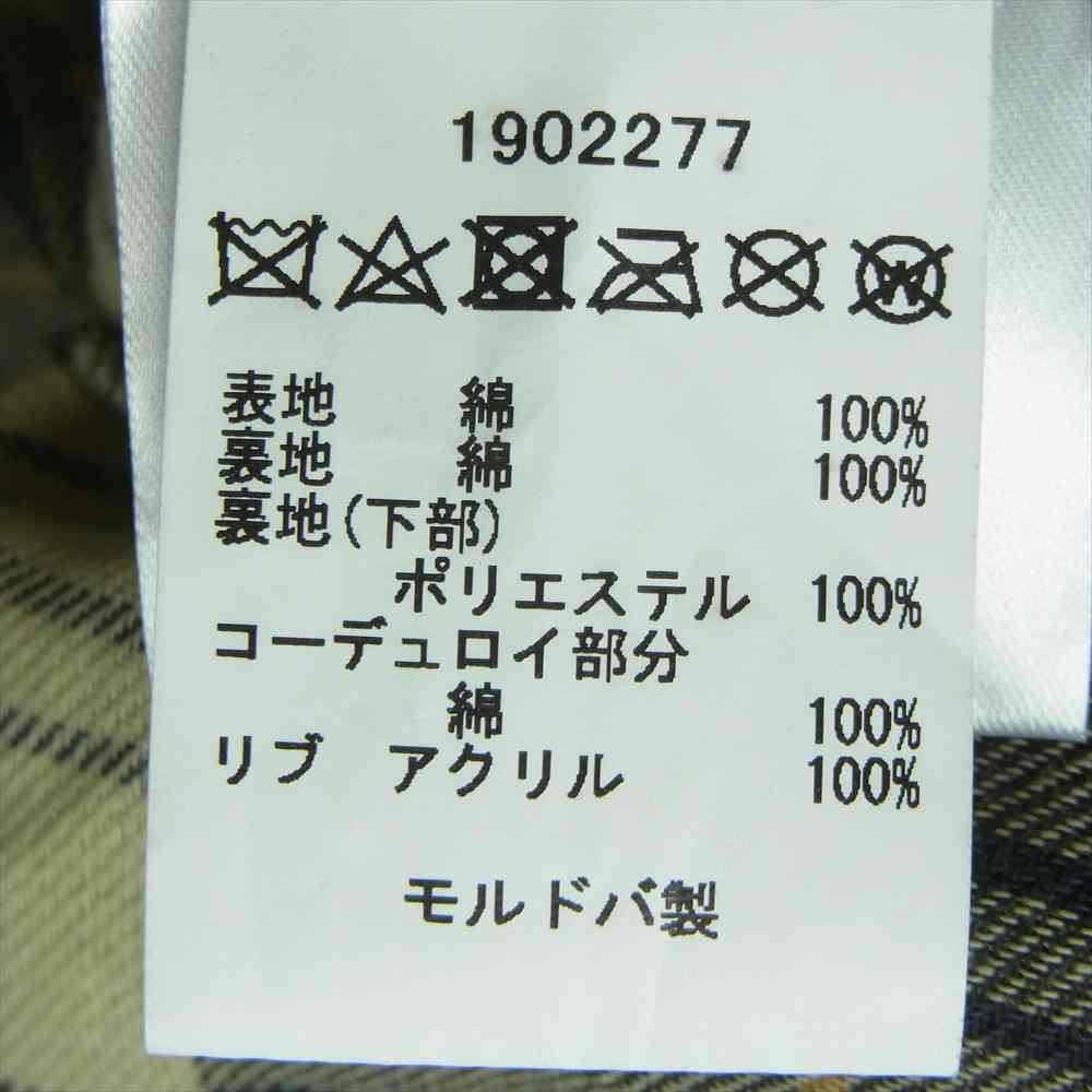 Barbour バブアー 1902277 KAPTAIN SUNSHINE Field Short Hoody Jacket キャプテン サンシャイン フィールド ショート フーディー ジャケット ダークグリーン系 38【中古】
