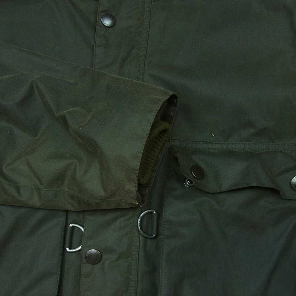 Barbour バブアー 1902277 KAPTAIN SUNSHINE Field Short Hoody Jacket キャプテン サンシャイン フィールド ショート フーディー ジャケット ダークグリーン系 38【中古】