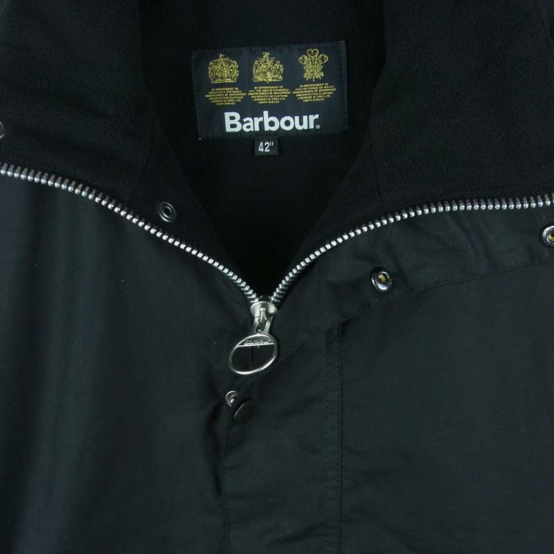 Barbour バブアー 2102099 TRANSPORT トランスポート オイルド ジャケット ブラック系 42【美品】【中古】