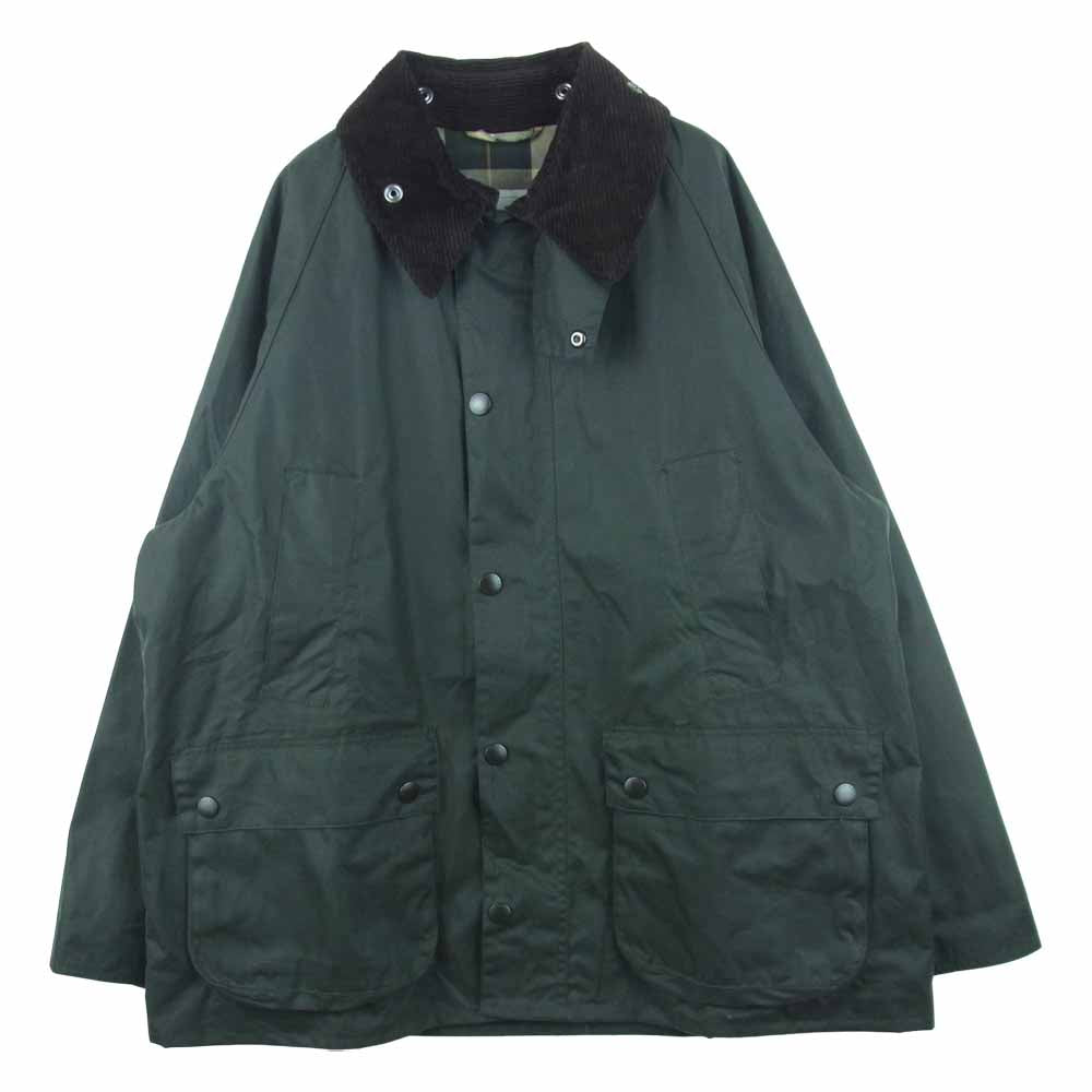 Barbour バブアー 2002075 国内正規品 OS WAX BEDALE オーバー サイズ ワックス ビデイル オイルド ジャケット ダークグリーン系 38【中古】