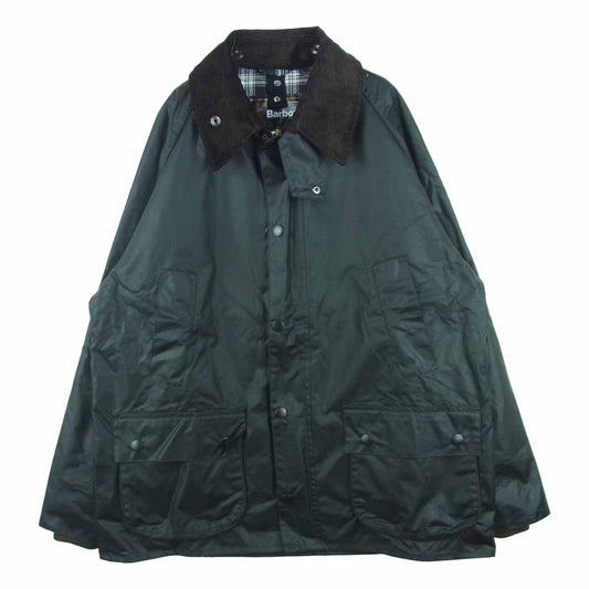Barbour バブアー 2102060 国内正規品 OS WAX BEDALE オーバーサイズ ワックス ビデイル ジャケット イギリス製 ダークグリーン系 40【中古】