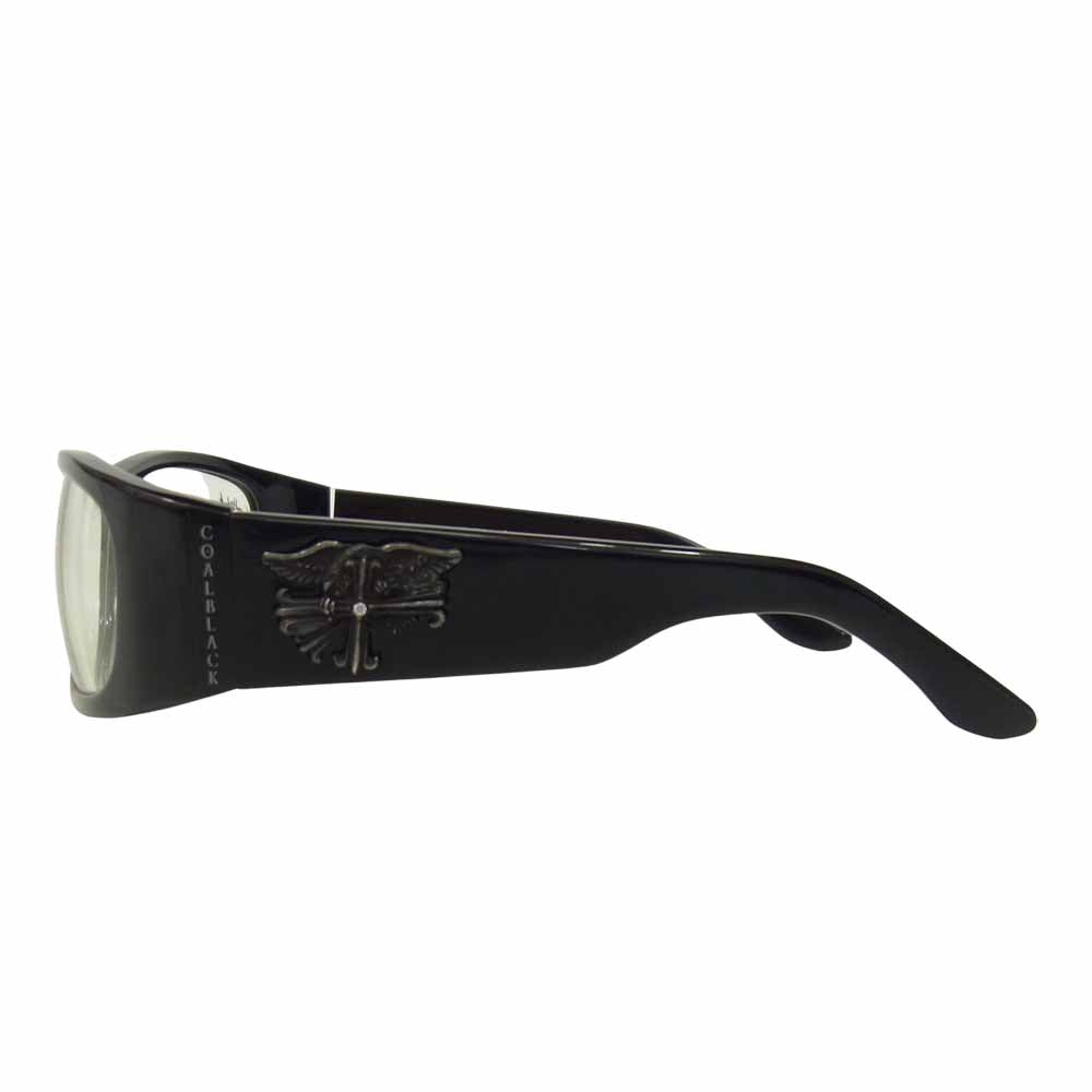 【中古】Coal Black Night-Fly 伊達メガネ ブラック　コールブラック[17][240017750419] COALBLACK - 【中古】Coal Black Night-Fly 伊達メガネ ブラック