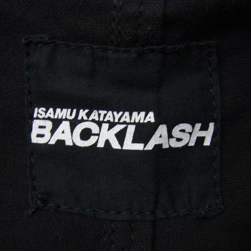 ISAMUKATAYAMA BACKLASH イサムカタヤマバックラッシュ 1935-01 コットンストレッチ ライダース オールインワン ツナギ ブラック系 M【中古】