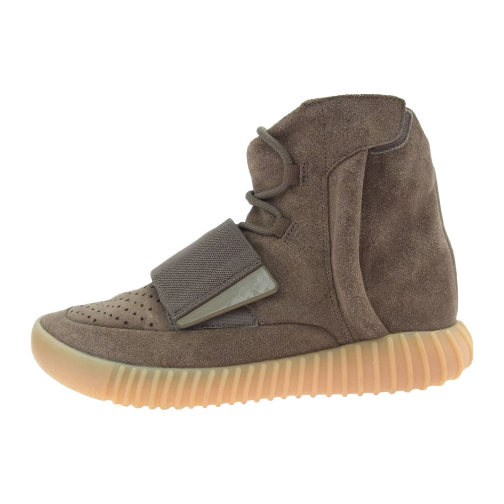 YEEZY BOOST イージーブースト by2456 × KANYE WEST LBROWN LBROWN GUM3 カニエ ウエスト ライトブラウン ガム3 スニーカー ブラウン系 27cm【中古】