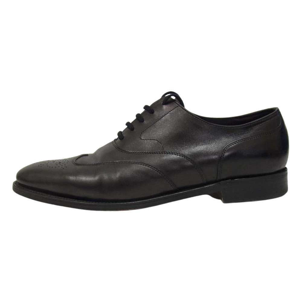 John Lobb ジョンロブ 1S4891 HEATH ヒース ウィングチップ シューズ ブラック系【中古】