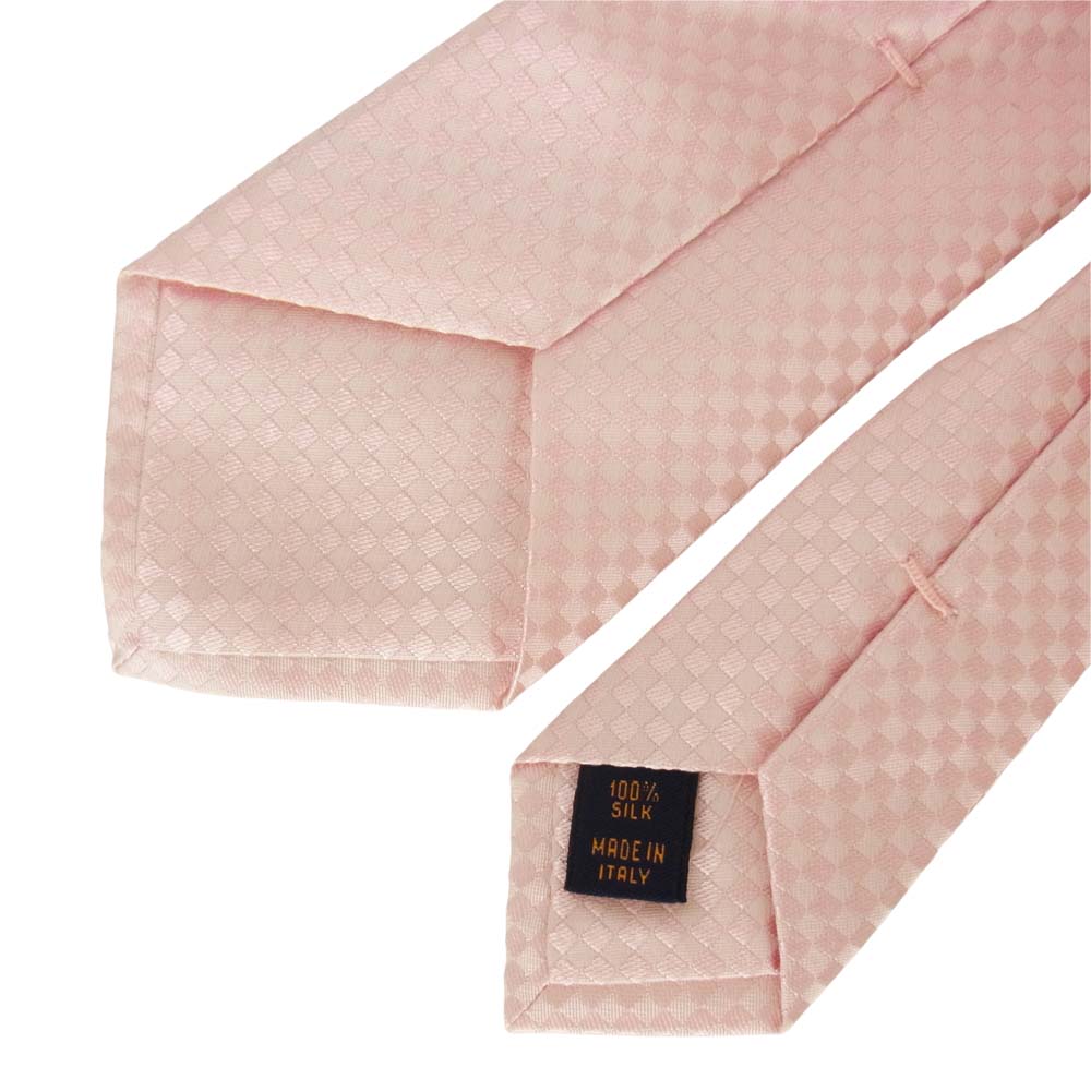 LOUIS VUITTON ルイ・ヴィトン 格子柄 ネクタイ ピンク系【美品】【中古】