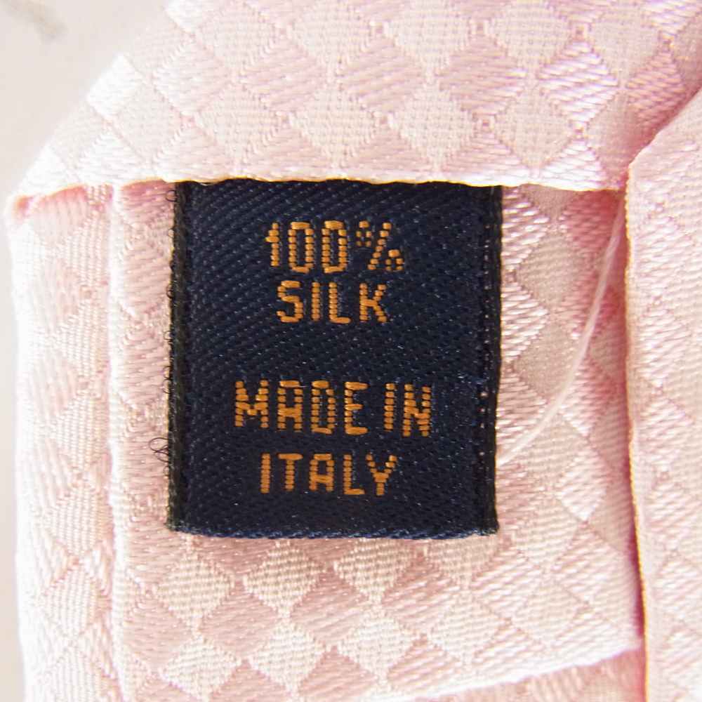 LOUIS VUITTON ルイ・ヴィトン 格子柄 ネクタイ ピンク系【美品】【中古】