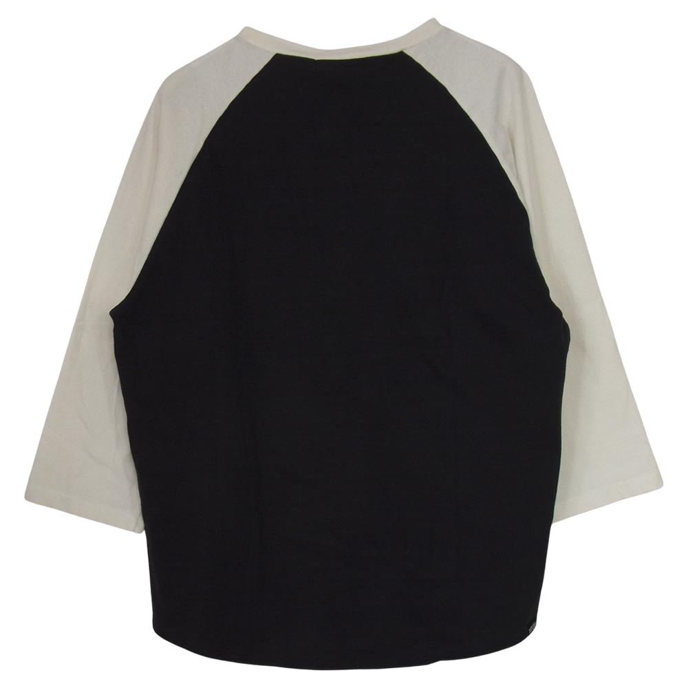 HYSTERIC GLAMOUR ヒステリックグラマー 02222CL01 HG MEDICINE ラグランスリーブ 七分袖 Tシャツ ブラック系 L【中古】