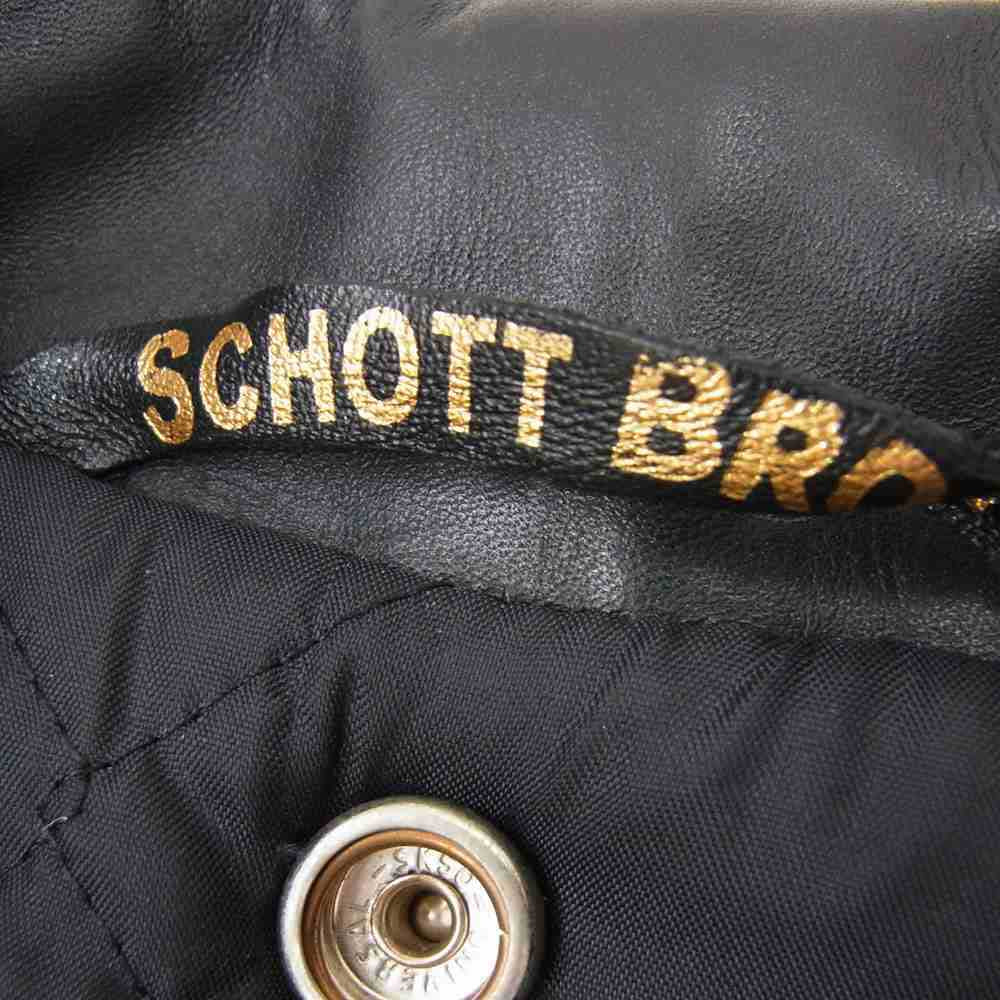 schott ショット 613UST 【訳有】USA製 ONESTAR RIDERS TALL ワンスター トール ダブル ライダース ジャケット ブラック系 42【美品】【中古】