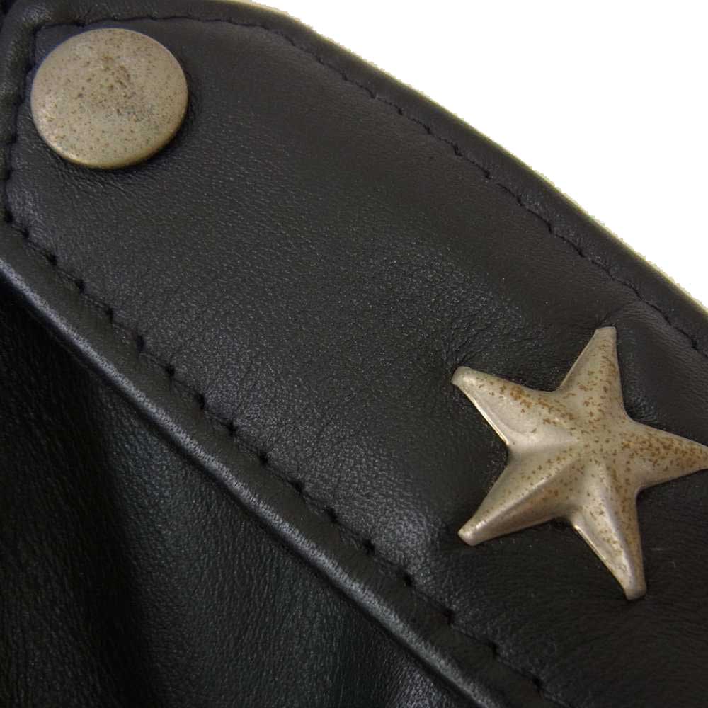 schott ショット 613UST 【訳有】USA製 ONESTAR RIDERS TALL ワンスター トール ダブル ライダース ジャケット ブラック系 42【美品】【中古】