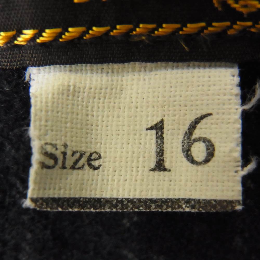 FREEWHEELERS フリーホイーラーズ U.S.NAVY C.P.O SHIRTS ウール コットン ストライプ シャツ ネイビー系 16【中古】