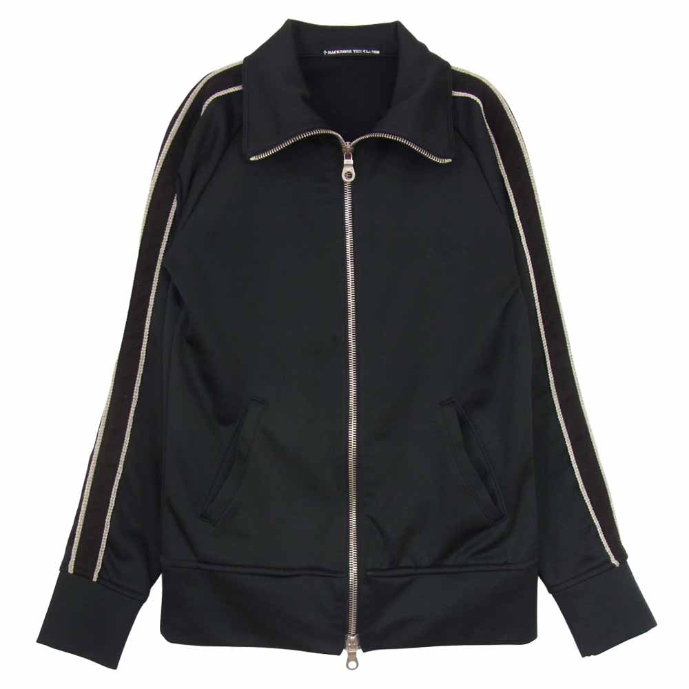 BACKBONE バックボーン 08AW BC08FW-JB01 THE CLASSIC JERSEY BLOUSON クラシック ジャージ ブルゾン トラックジャケット ブラック系 サイズ表記無【中古】