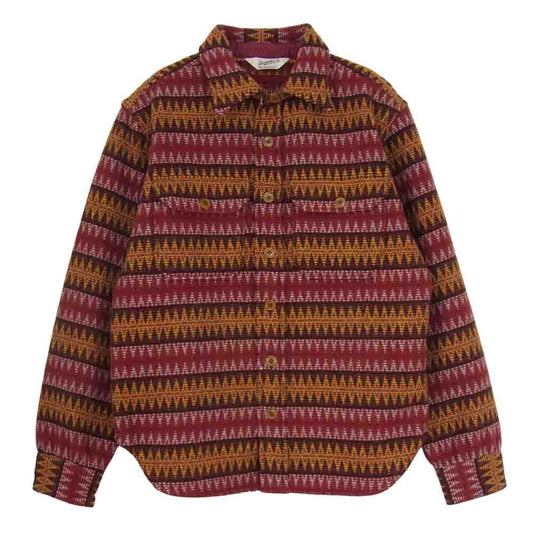 TENDERLOIN テンダーロイン T-INDIAN CPO JKT インディアン ウール シャツ ジャケット エンジ系 S【中古】