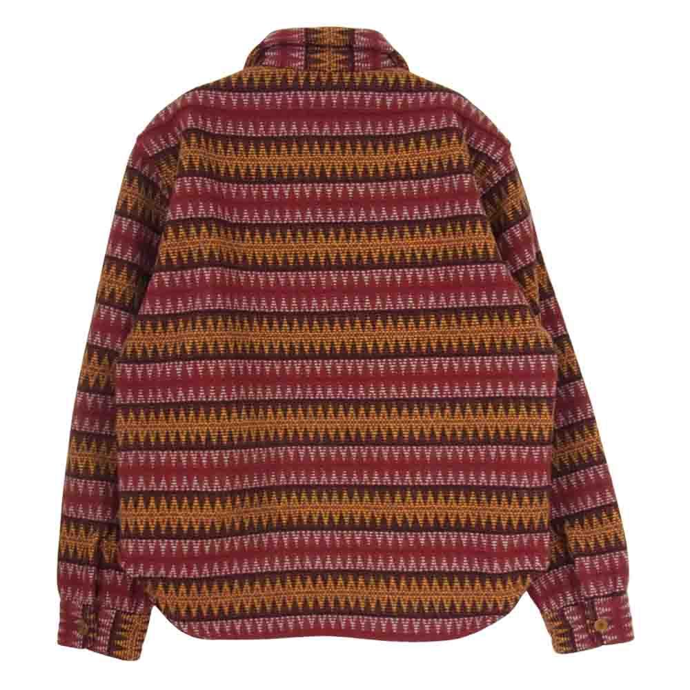 TENDERLOIN テンダーロイン T-INDIAN CPO JKT インディアン ウール シャツ ジャケット エンジ系 S【中古】