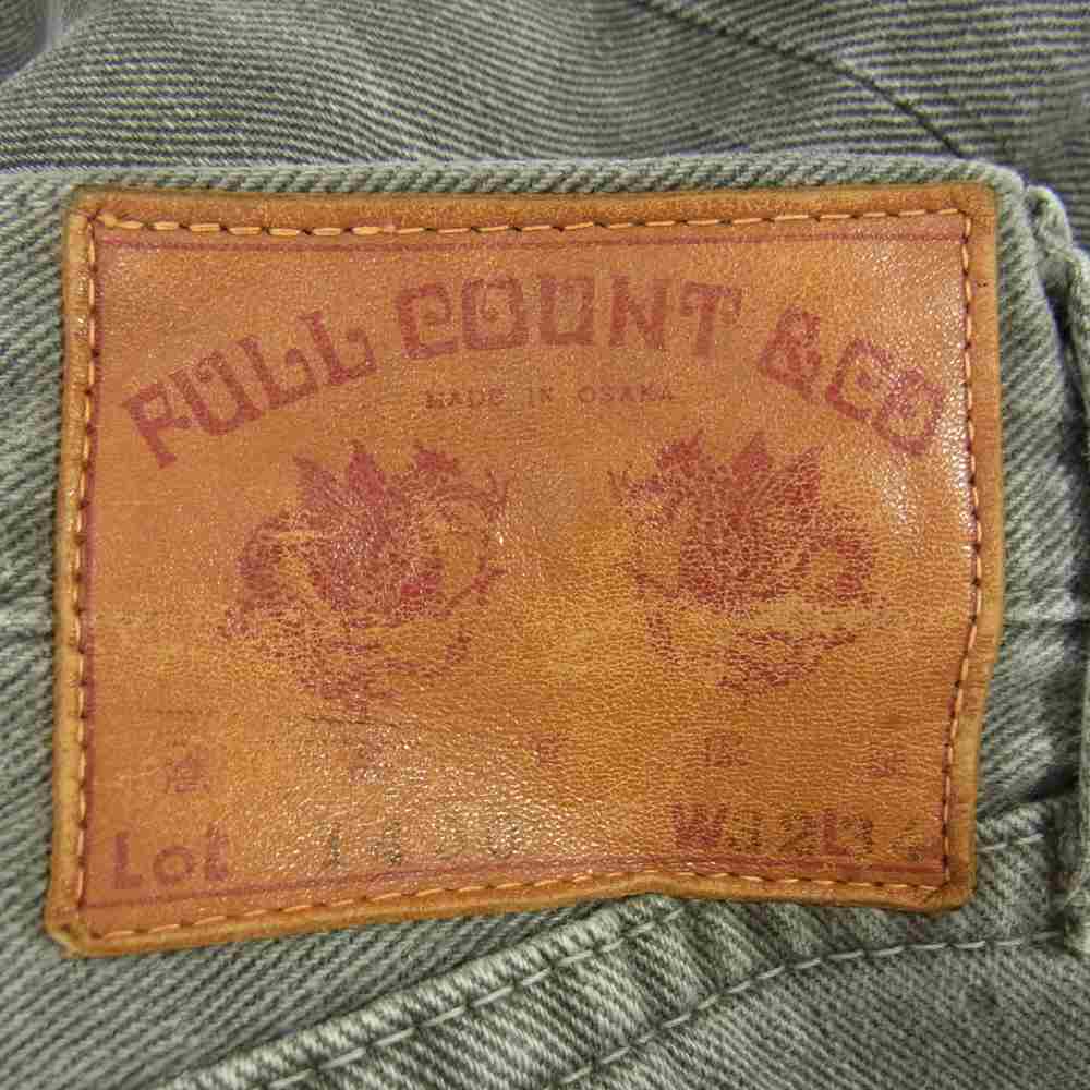 FULLCOUNT フルカウント LOT1430 ストレート ボタンフライ デニムパンツ グレー系 32【中古】