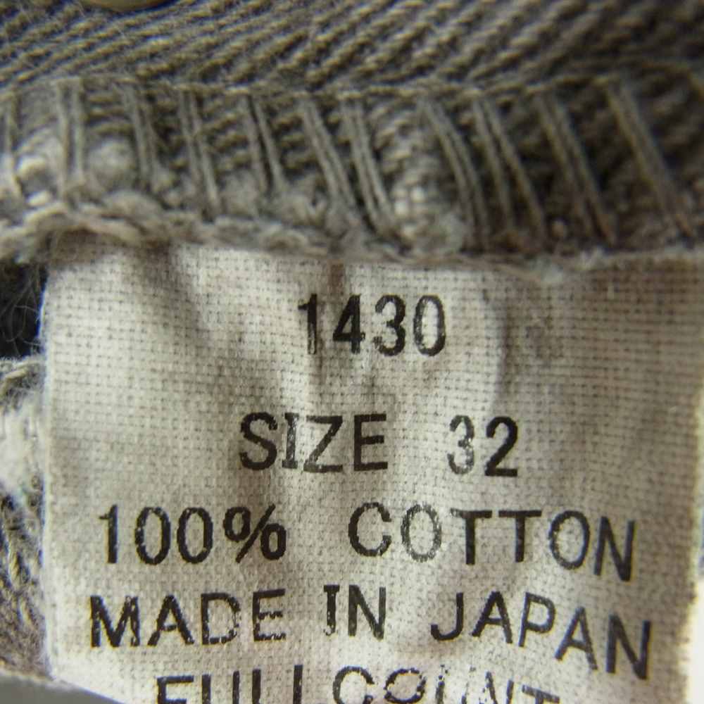 FULLCOUNT フルカウント LOT1430 ストレート ボタンフライ デニムパンツ グレー系 32【中古】