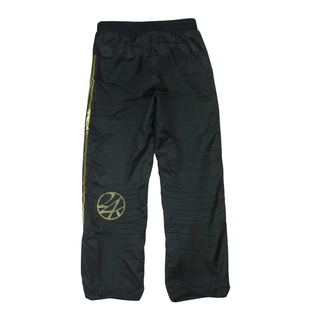 adidas アディダス O74208 JD1049 24karats 24カラッツ ライン ジャージ セットアップ ブラック系 ゴールド系 S【中古】
